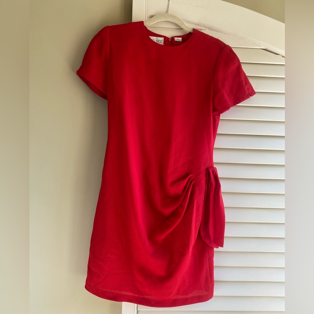 Vintage 1980s Pia Rucci Red Mini Dress size 8